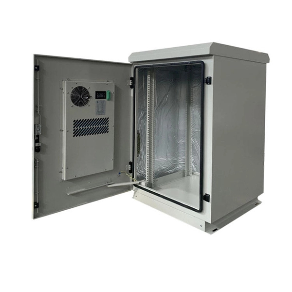 Where should the company s network cabinet be placed 